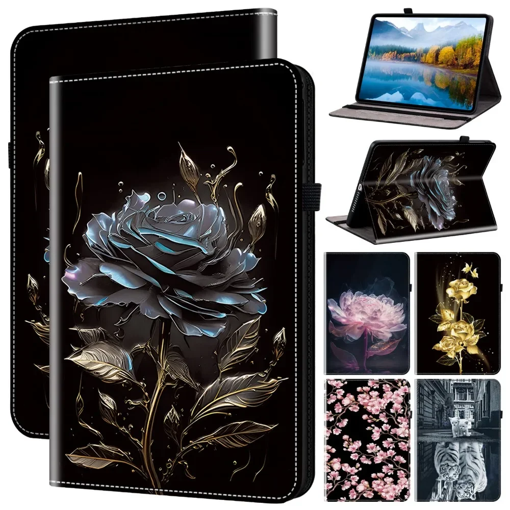 Elegant Floral Tablet Case - Premium Protection for 10.61 to 12.1 Tablets
