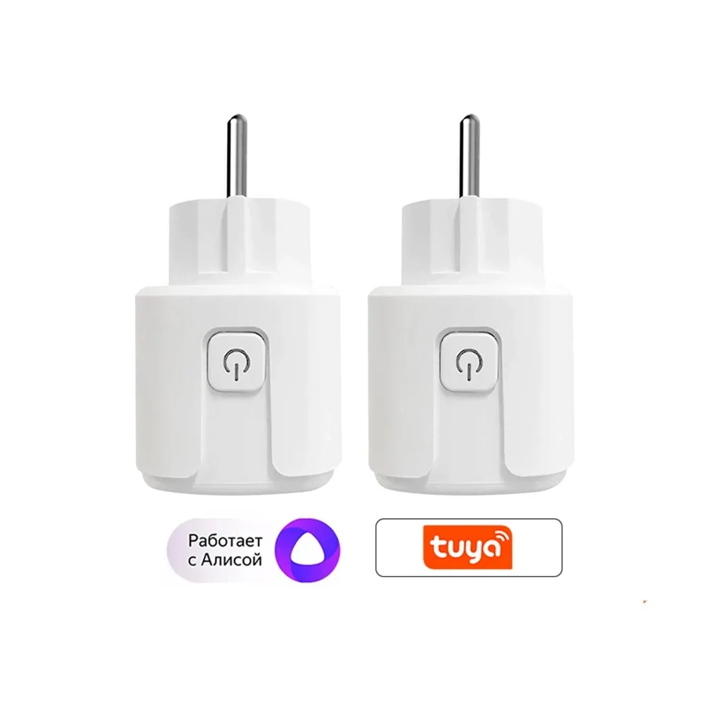 Smart WiFi Plug with Power Monitoring and Remote Control - Compatible with Smart Home Assistants