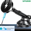UYUXIO Dash Windshield Car Mount Phone Holder with Magnet 15W Magnetic Wireless Car Charger Air Vent Fast Charging for iPhone