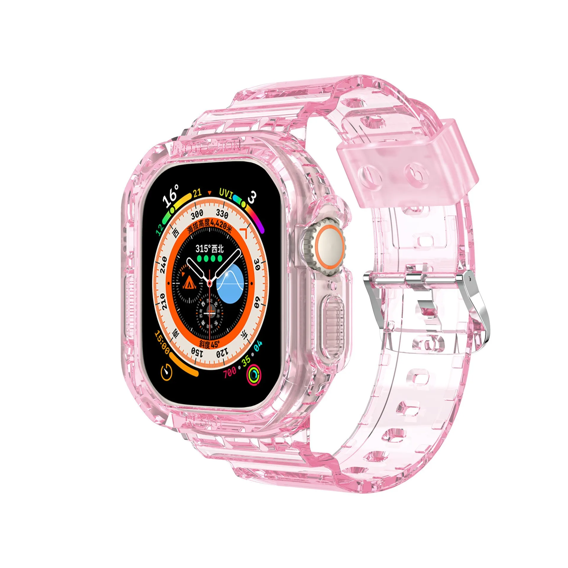 Apple Watch 8 7 6 SE 5 4 3   Ŭ  ̽ 40mm 44mm 41MM 45MM 49mm,  Ƹ Ǹ Ŀ Ʈ