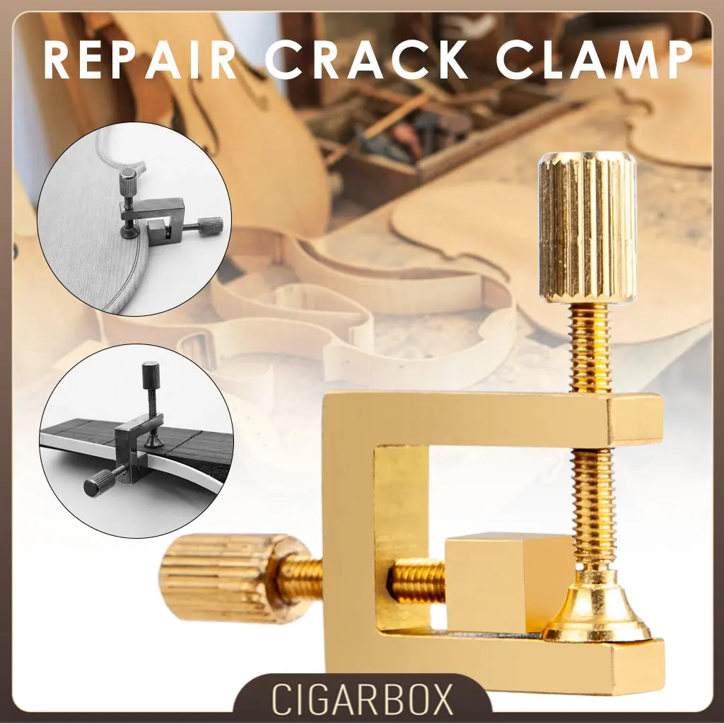 1PC Violin Luthier Tools Edge Clamps Repair Violin Cracks Glue