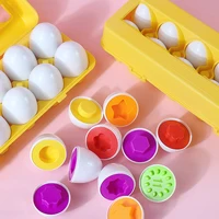 Eggs Screws 3D Puzzle Montessori Learning Education Math Toys Kids Shape Match Smart Game For Children Educational Easter Gifts 4