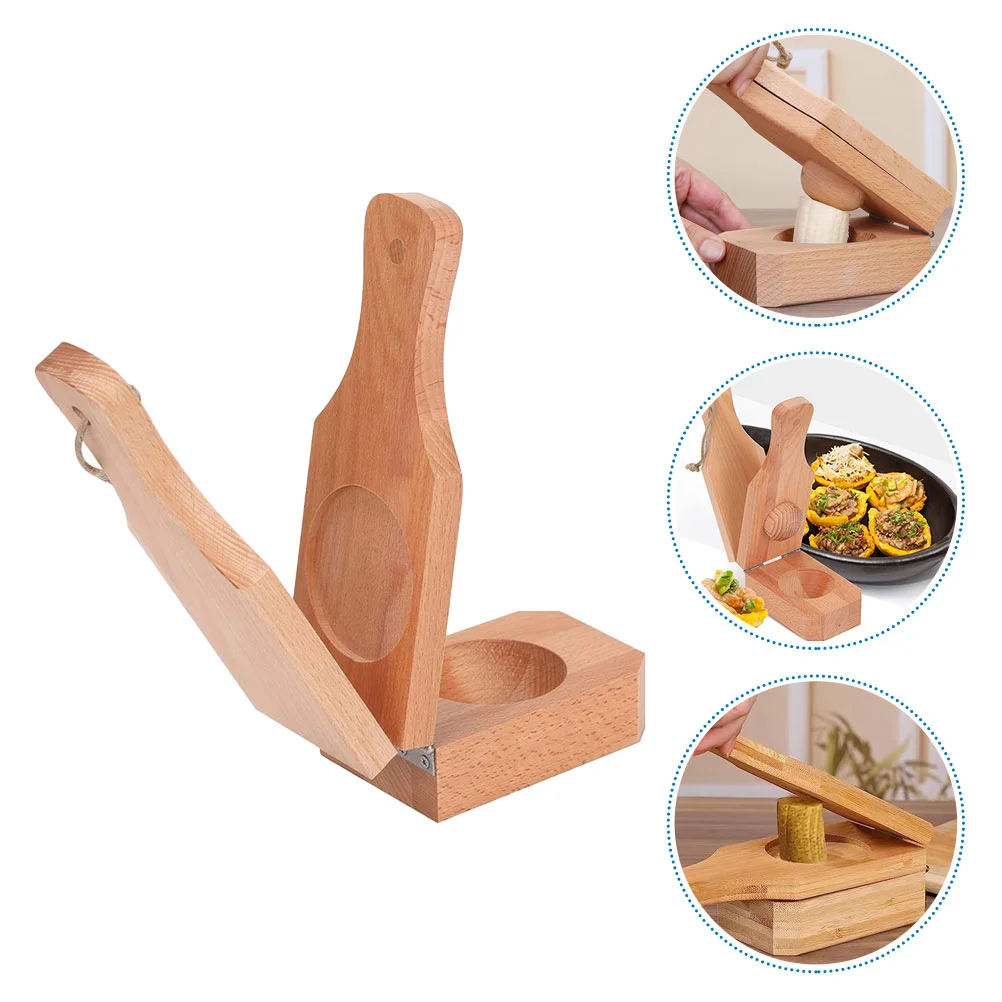 

Manual Potato Presser Banana Press Tool Wooden Tostones Maker Food Crusher Pumpkin Ricer Plantain Smasher Kitchen Gadgets
