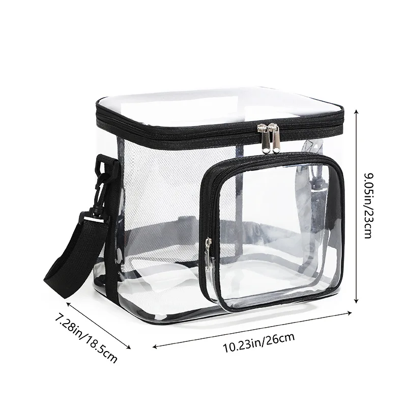 transparent 15L Picnic Bag square large capacity Men Women Lunch Bag Office Outdoor Camping Picnic Beach storage bag Waterproof