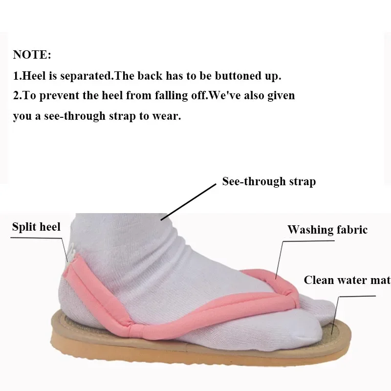 Kimetsu No Yaiba Rengoku Cosplay Clogs - Rote Holzsandalen Mit Socken Größe 39