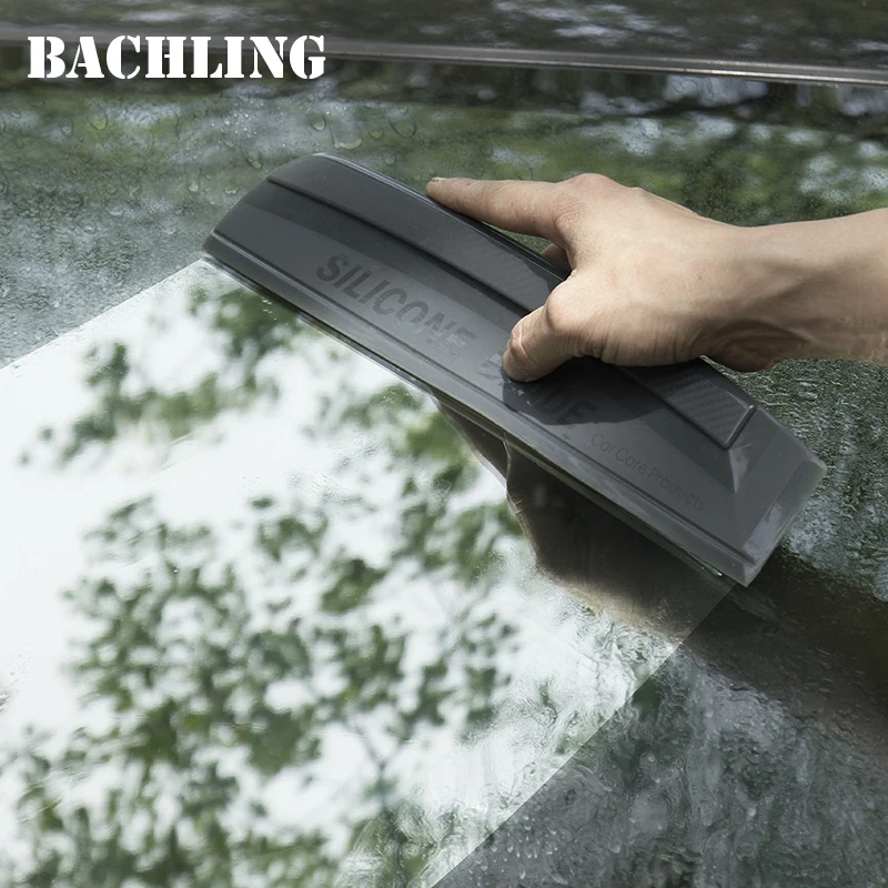 Silicone Scraper Manual Car Wrap Tools Water Scraping Film Scraper Accessories Car Windshield Cleaning Squeegee