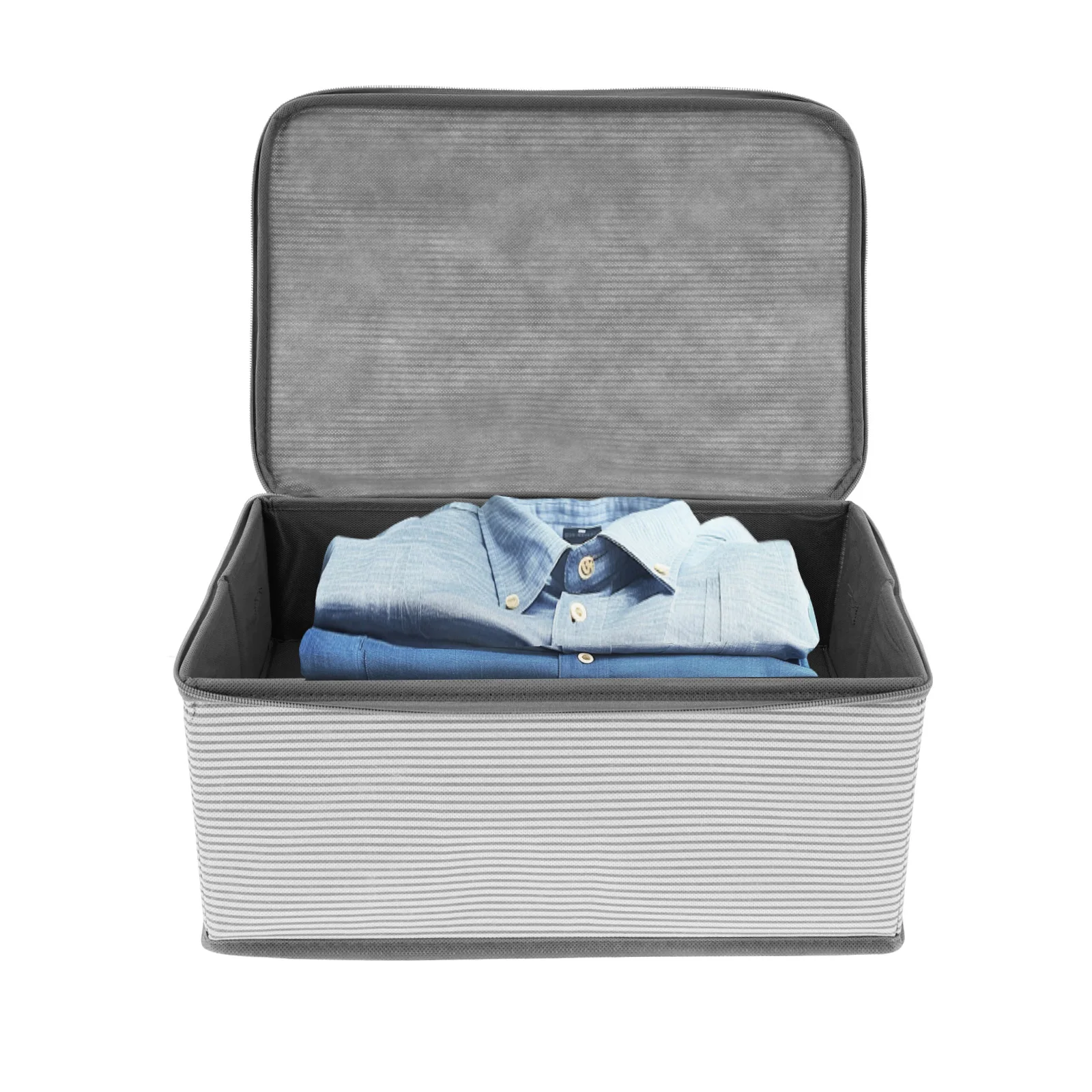 Nonwoven Lockable Storage Box Document Safe Portable Foldable Organizer