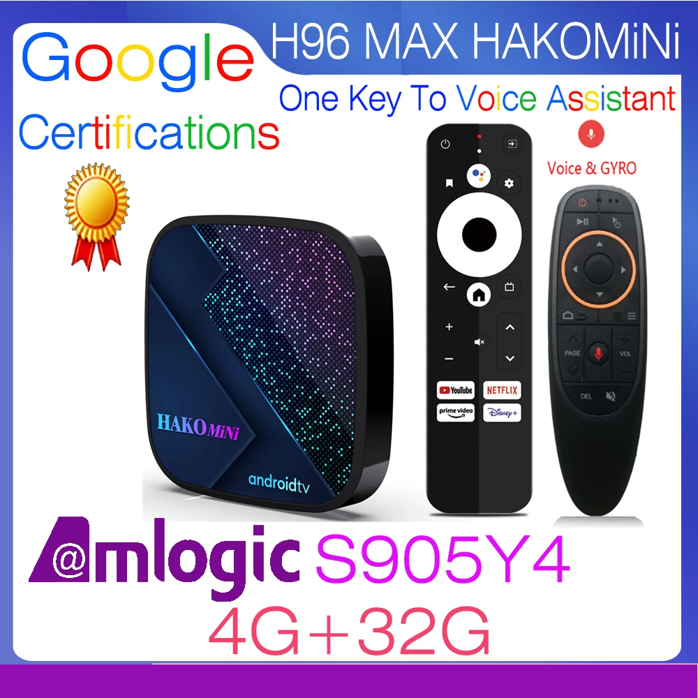 Quad Core Amlogic S905Y4 2GB 4GB 8GB 32GB 100M LAN 2.4G 5G Dual Wifi ...