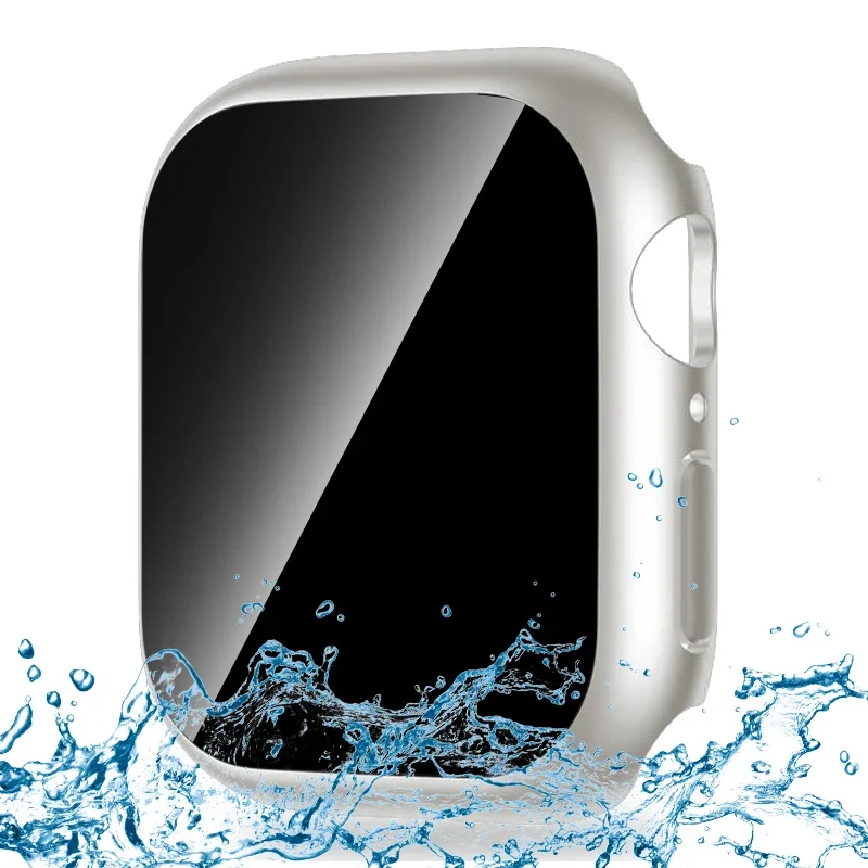 Waterproof Privacy iWatch Bumper with Anti-Peep Screen Protector Cover