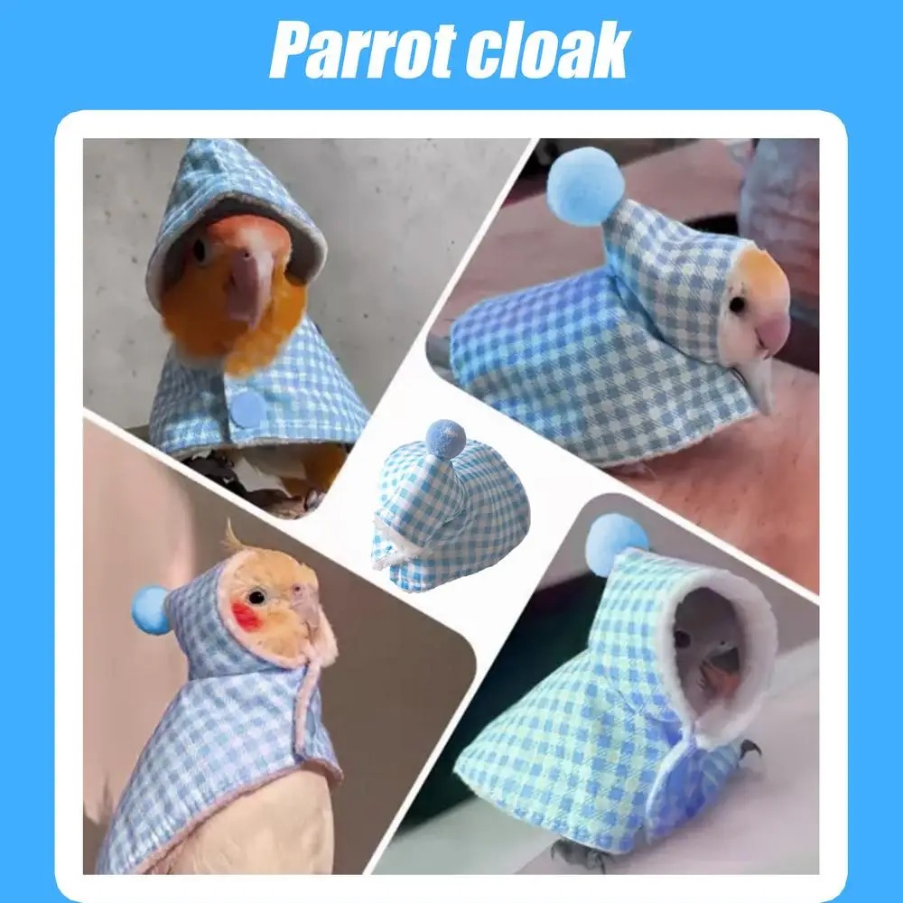 Description Picture 3 of itemBird Clothes for Cockatiel Parakeets Parrots Costume Cloak Washable Small Animals Apparel Cosplay Photo Prop Animals Apparel