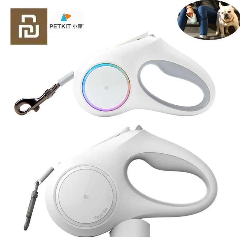 

Youpin Petkit Go Shine Pet Leash Dog Traction Rope Flexible Ring Shape 3m / 4.5m with Rechargeable LED Night Light