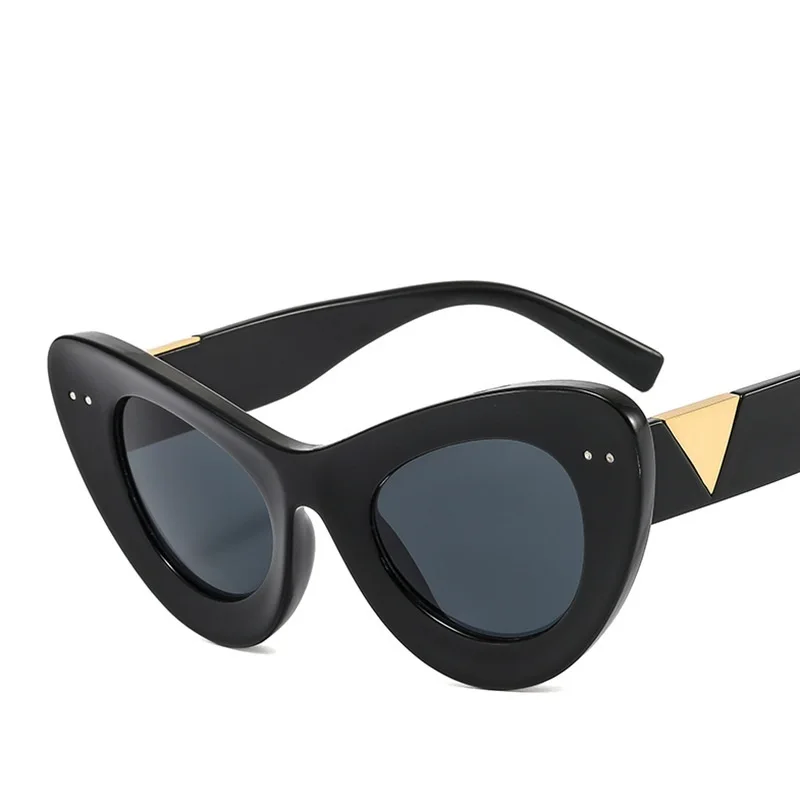 

New Oversized Cat Eye Women Sunglasses Vintage Designer Fashion Sun Glasses Big Shades Luxury Brand Female Oculos UV400 Gafas