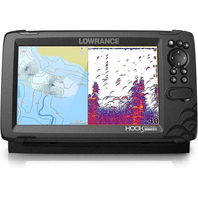 Lowrance Hook Reveal 5 Inch Fish Finders with Transducer, Plus Optional  Preloaded Maps - AliExpress