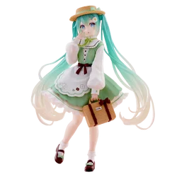 Hatsune Miku Cute Anime Figurine - 18cm Collectible Toy Gift (No box)