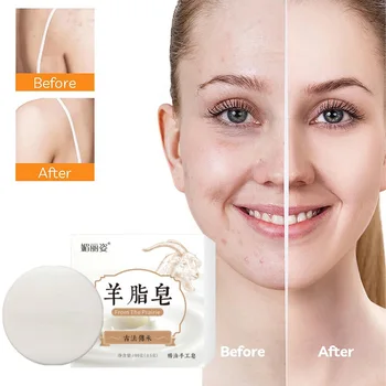 Natural Goat Milk Silk Protein Oil Handmade Soap,Facial Cleanser,Brighten,Oil Control,Remove Acne Blackheads,Body Skincare Soap