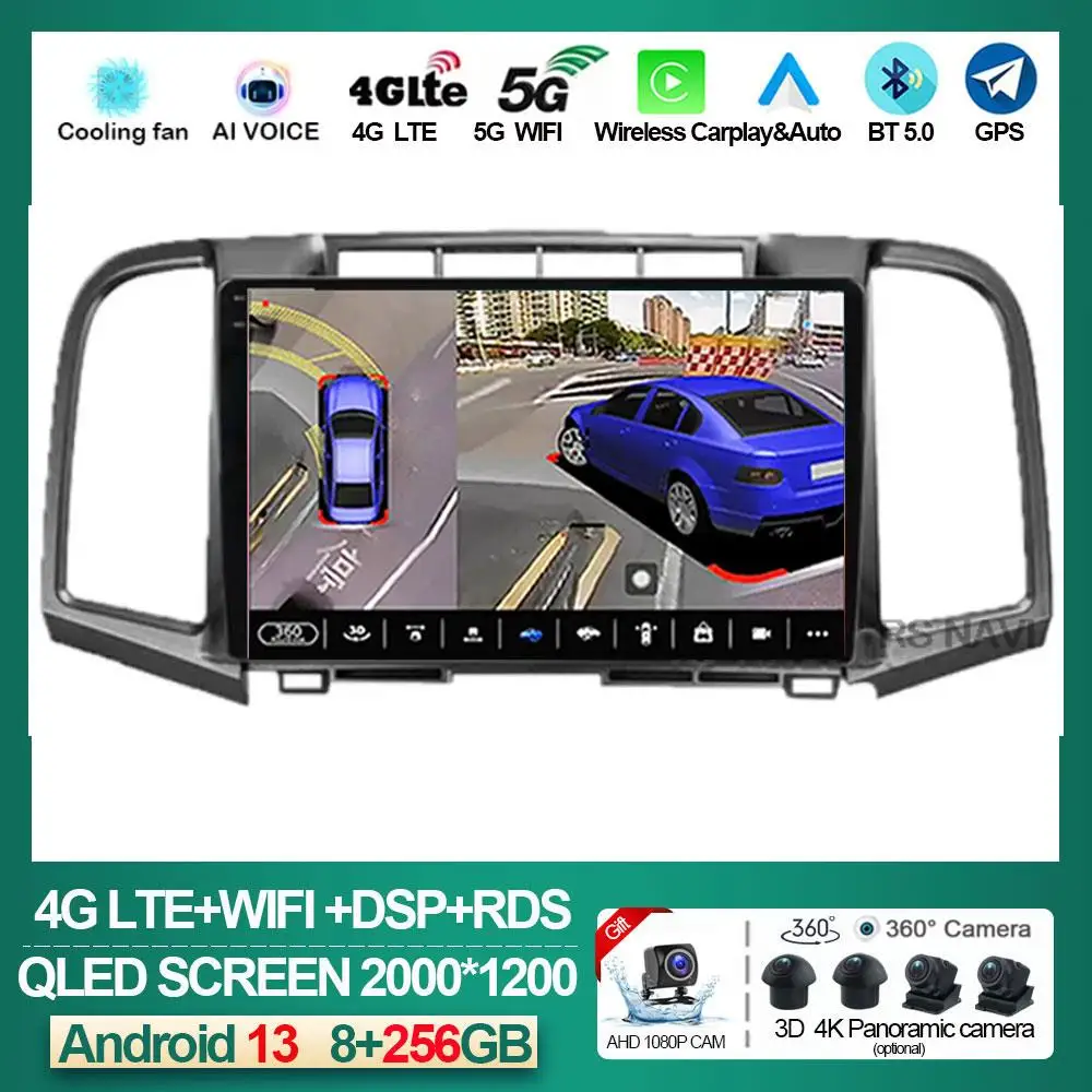 

Android 13 Car Radio For Toyota Venza 2008 - 2016 QLED DSP Smart Multimedia Video Player Auto Stereo Navi GPS Head Unit NO DVD