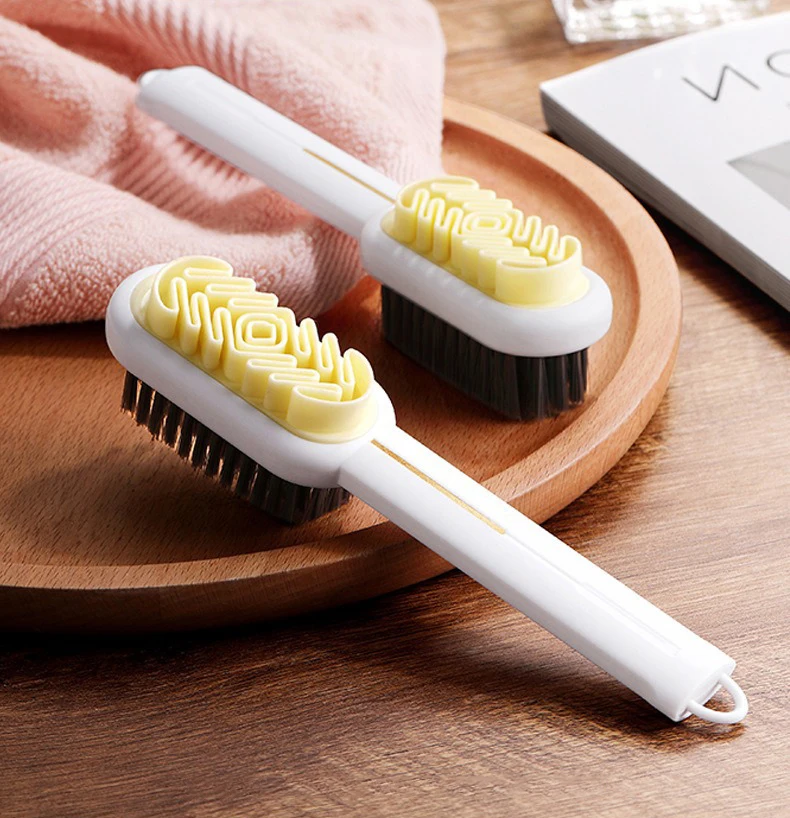 Dual-Sided Suede and Shoe Cleaning Brush for Stain and Dust Removal