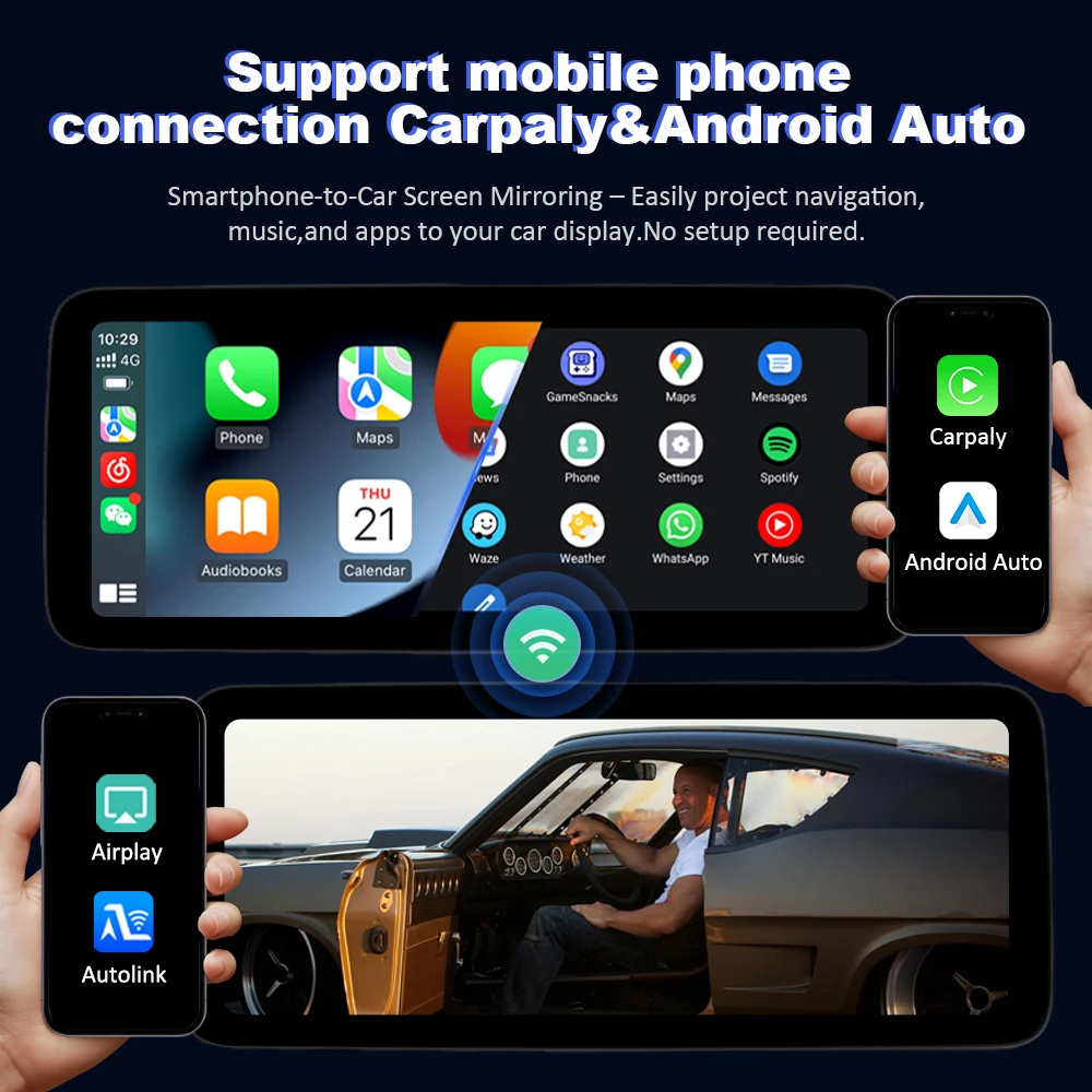 Radio para coche con sistema inteligente Linux, CarPlay inalámbrico, Android, para Audi A5 2009-2016, estéreo, Bluetooth, GPS, Navi, Autoradio, 8,8 pulgadas 5