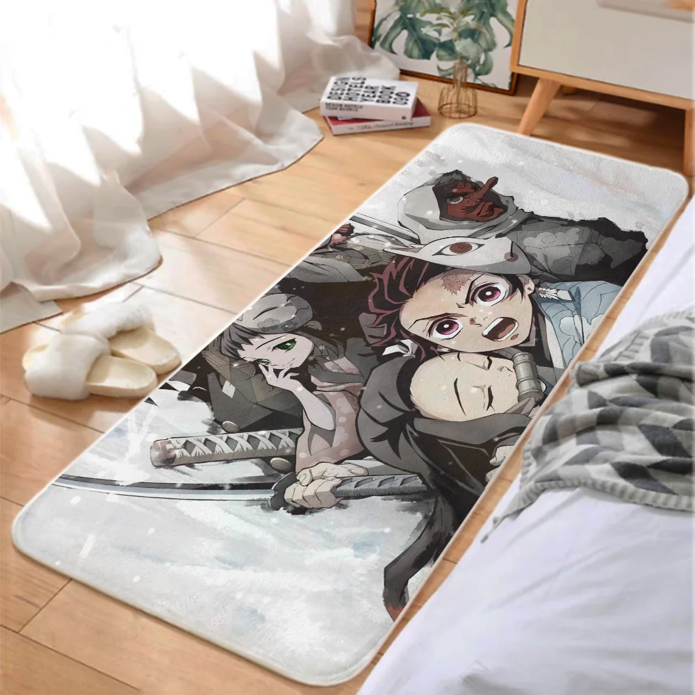 Demon Slayer Carpet in the Bedroom Rug Doormats for Entrance Door Mat Entrance Out Floor Mat Room Bath Mats Outdoor Doormat Home 3