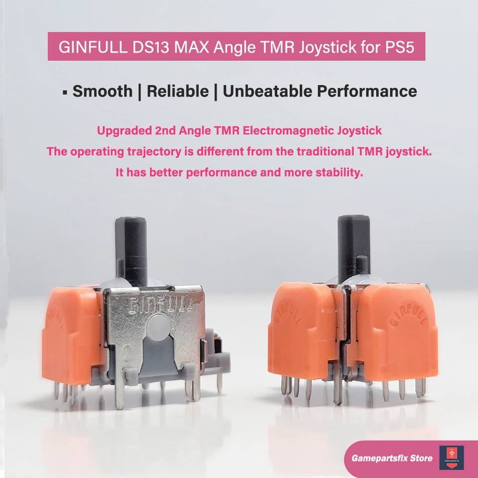 JinFull DS13 MAX Angle TMR Electromagnetic Joystick for PS5