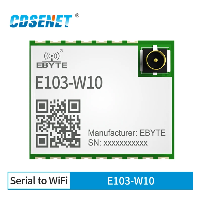 ESP8285 와이파이 모듈 2.4GHz 직렬 와이파이 무선 Ttransparent 전송 제어 보드 CDSENET E103-W10 명령 IPEX