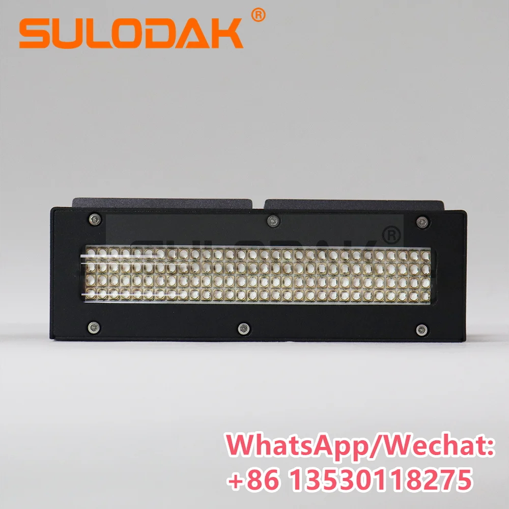 2pcs Air cooling UV LED Lamp Luminous Area 120*20mm UV lamp curing 395nm ink for Flatbed printing Ricoh Gen5 Gen6 I3200 TX800