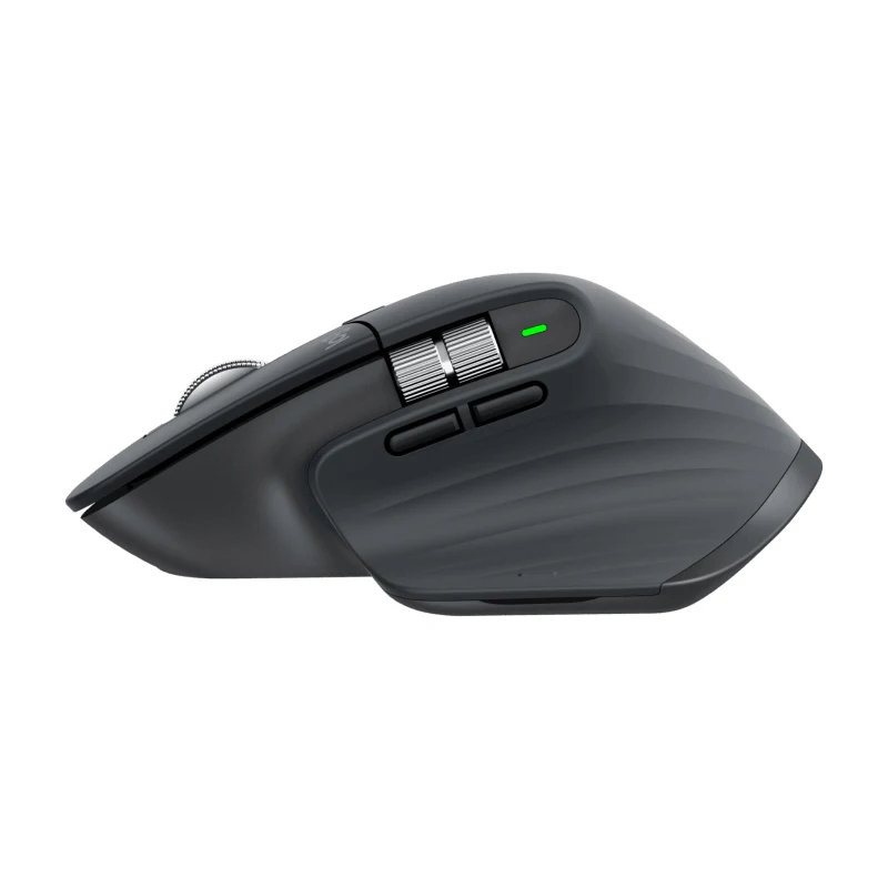 Logitech MX Master 3S Mouse 8000 DPI 2.4GHz Wireless Bluetooth USB Mice 7 Buttons High-performance Office Wireless Mouse For PC _ - Mobile