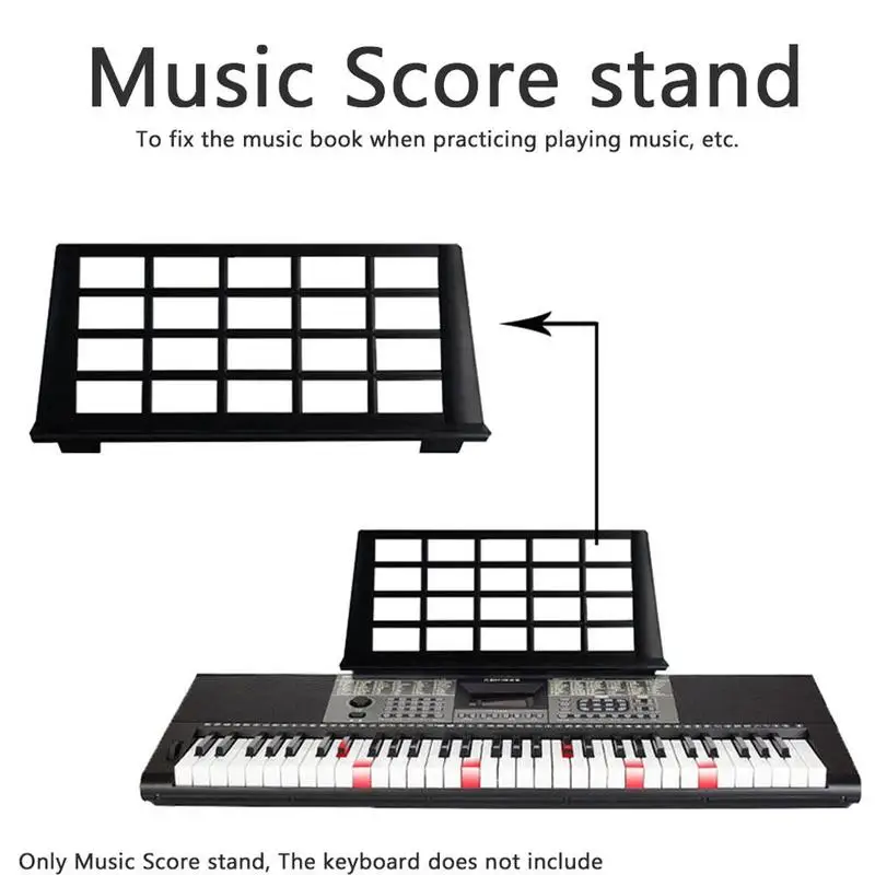 Keyboard Music Score Stand Sheet Musical Instrument Parts Portable Holder Suitable For Electronic Organ M0C2