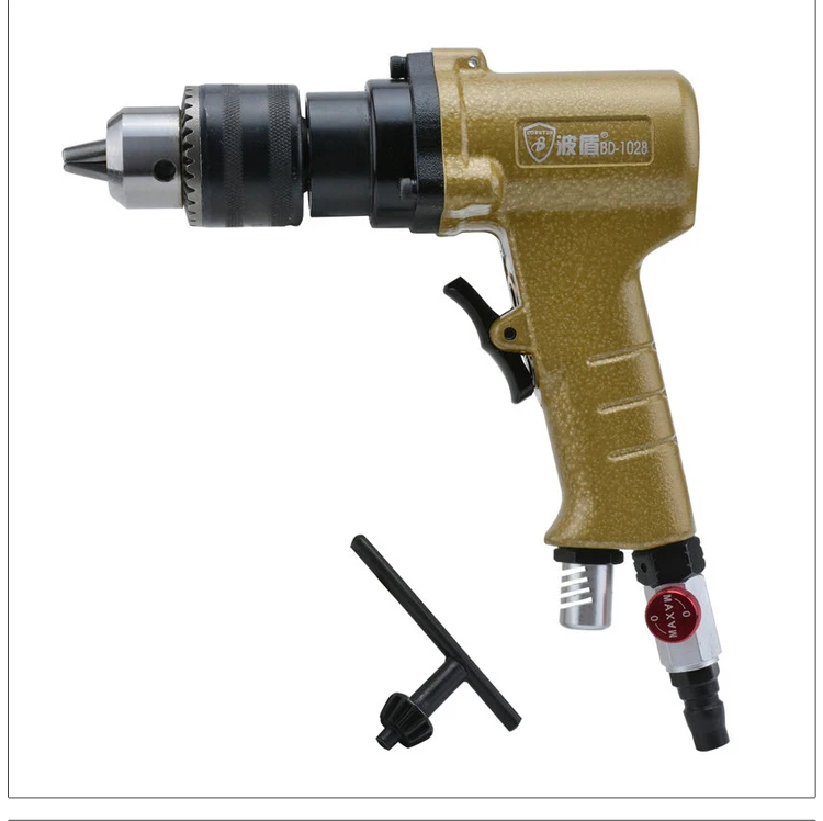 Durable Heavy Large Torque Max Hold 13mm Pneumatic Drill Machine Air Gun Driller handheld 90 degree 3 8 elbow head durable heavy large torque 10mm pneumatic drill air driller high speed 2000rpm