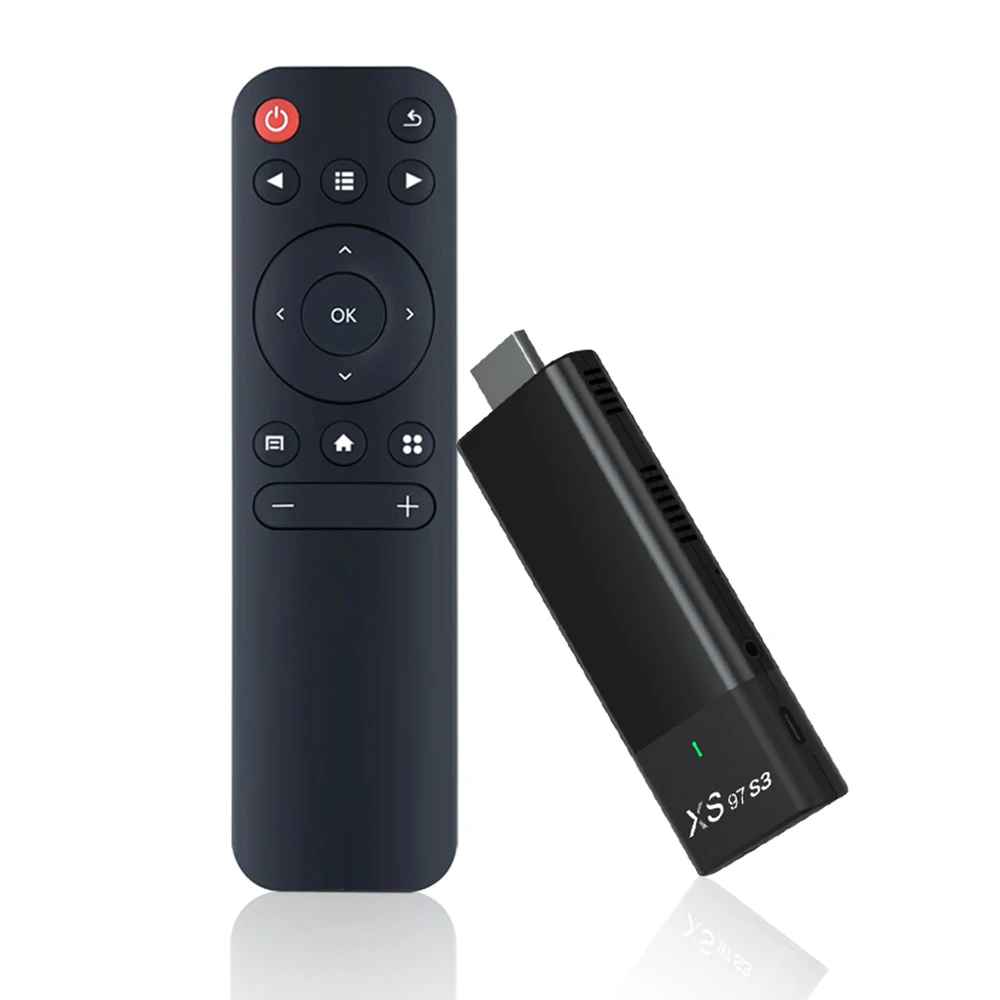 ТВ-приставка для Android 10,0 Smart TV Box потоковый медиаплеер Stick 4K поддержка HDR с пультом дистанционного управления 1 ГБ ОЗУ + 8 Гб ПЗУ тв приставка hk1 mini plus 4k 2021 android 10 0 rockchip rk3318 ddr3 4 гб озу 128 гб пзу медиаплеер с wi fi