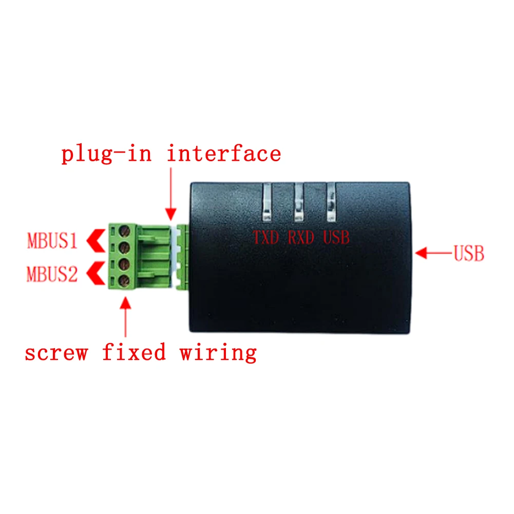 USB to MBUS Master/Slave Converter Communication Module for Smart Control/Meter Industrial Grade USB-MBUS Master/Slave Module