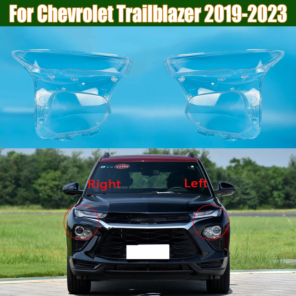 

For Chevrolet Trailblazer 2019-2023 Car Front Headlight Cover Auto Headlamp Lampshade Lampcover Head Lamp light glass Lens Shell