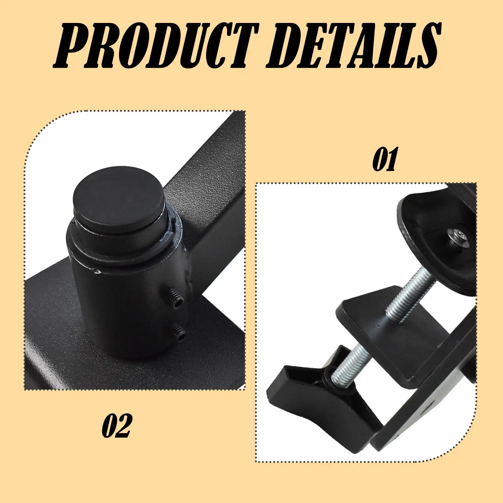 Cat Desk Bed Heavy Duty Stand Cold Rolled Steel High Performance 360° Rotating