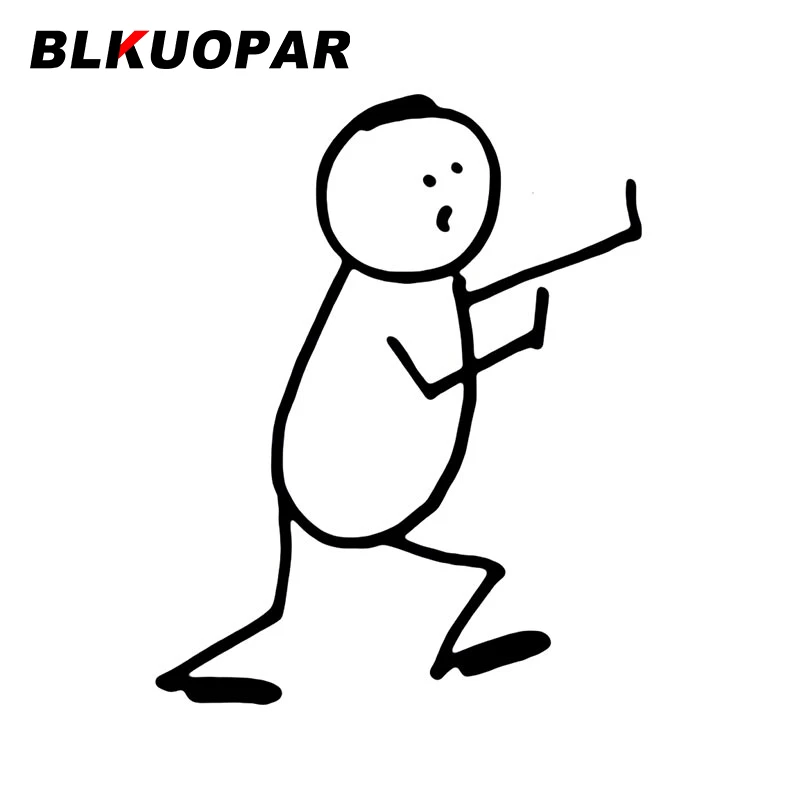 

BLKUOPAR Back Off Car Sticker Funny Waterproof Creative Original Decals Sunscreen Occlusion Scratch Car Bumper Accessories