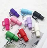 Colors Kawaii Mini Tumbler Keychain Cute Cup Shape Key Chain for School Bag Backpacks Lip Balm Holder Good Party Gift 6