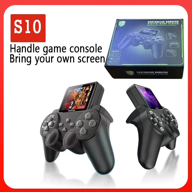 S10 video handheld game console 520 game consoles 2.4-inch game AV output video player children's gifts