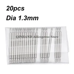 Premium Stainless Steel Spring Bar Set - 20pcs Assorted Sizes - 21mm (20pcs - 1.3mm)