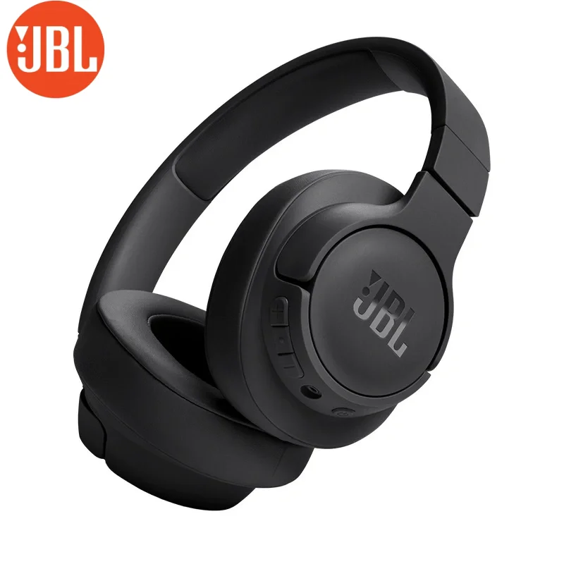 Original JBL Tune 720BT Wireless Bluetooth Over Ear Headphones with Microphone, 75H Battery  Support APP cable saver 0.3m cable