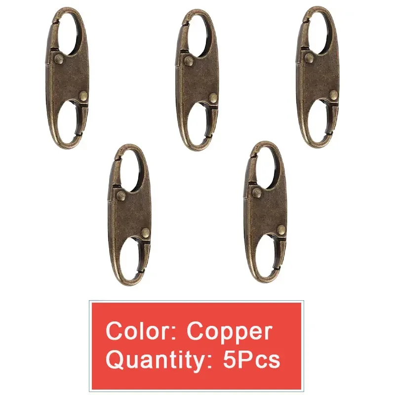 10-Pack Anti-Theft Zipper Clips - S-Shaped Carabiner Locks For Bags, Tents, Luggage (Silver) - View #7