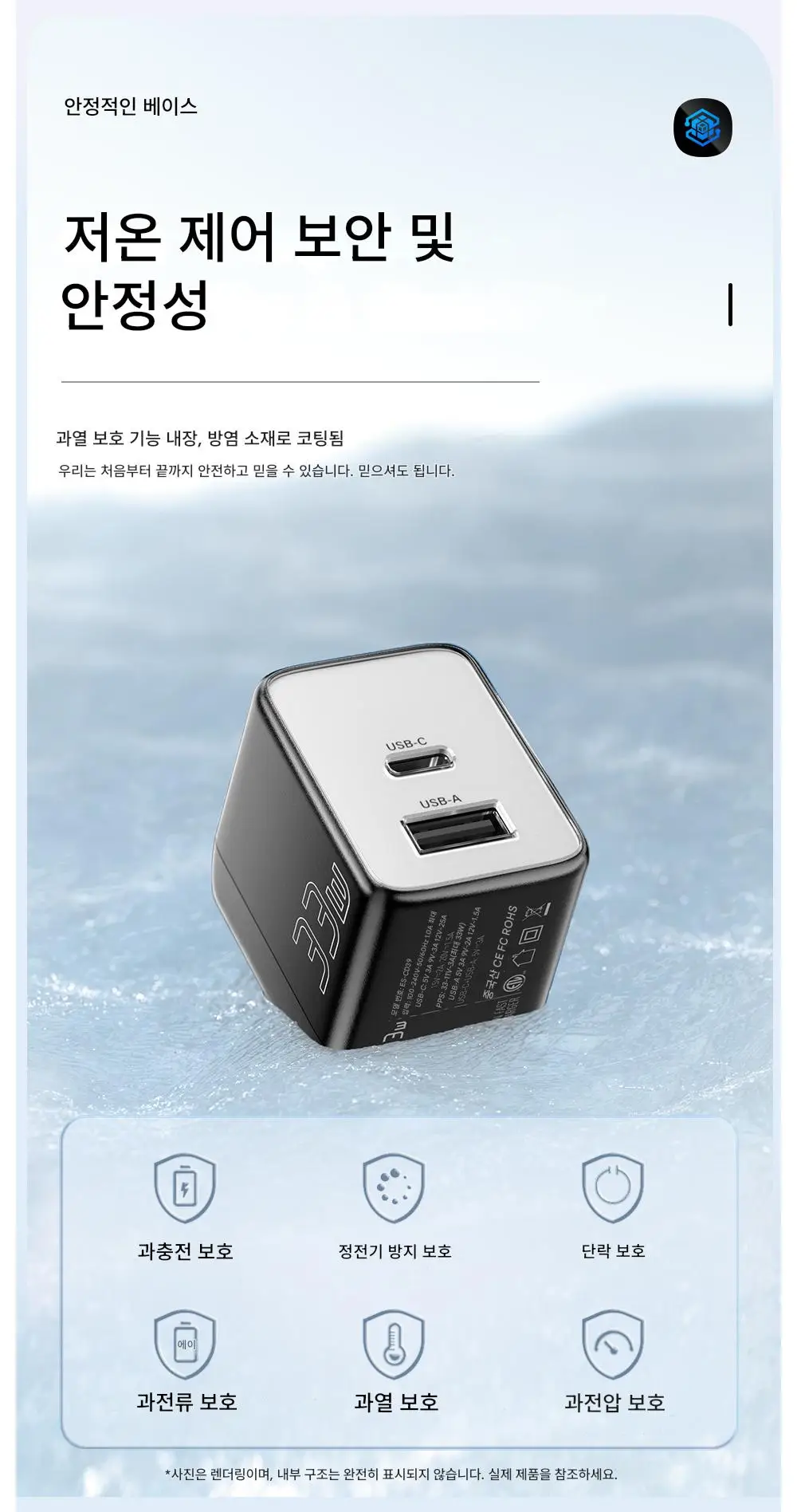 33W USB Type C GaN Charger For iPhone 16 15 14 Pro Max Xiaomi PD Fast Charging C
