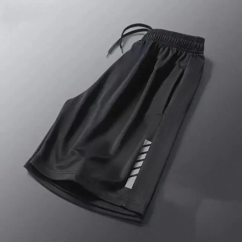 Men's Sports Shorts Casual Quick-drying Running Ice Silk Basketball Summer Thin Beach Football Loose Five-point Pants Tren sports shorts