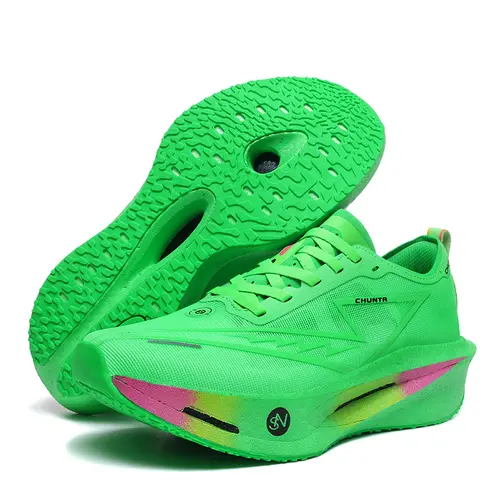 Marathon Men Running Shoes Carbon Board Speciality Sports Breathable Lightweight Women's Comfortable Athletic Chunta Sneakers - Image 8