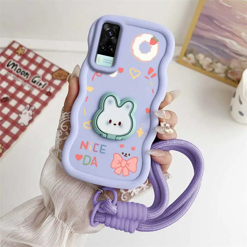 Lucky Day Phone Case Set with Lanyard and Rabbit Stand
