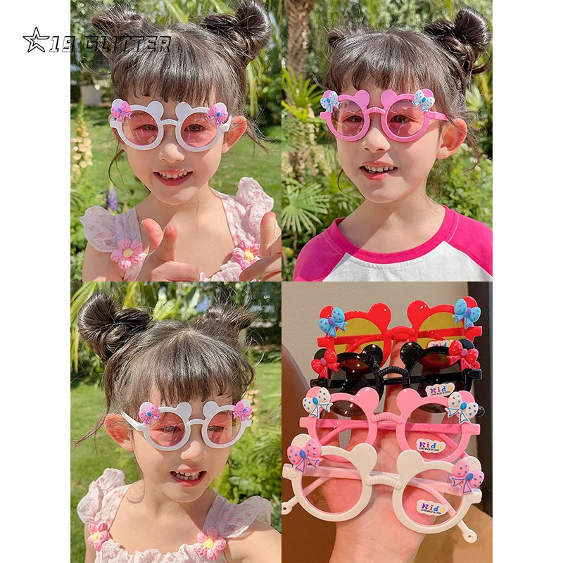 Polarized Children Sunglasses Boy Girl Cartoon UV400 Glasses Eyewear Bag Outdoor Hike Travel