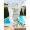 1pc Custom Bride And Bridesmaid Beach Towels Plush, Microfiber Terry Cloth Bride Tribe Bach Towels 2