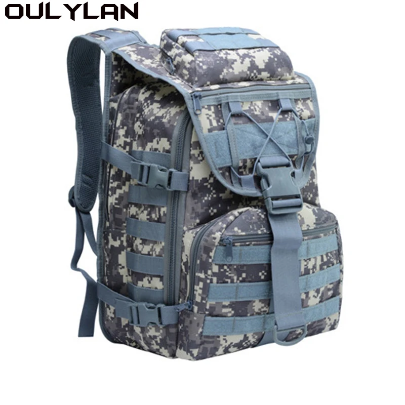 

Уличный Многофункциональный рюкзак Oulylan X7, тактические мужские сумки для кемпинга, дорожная повседневная спортивная сумка с наклейками