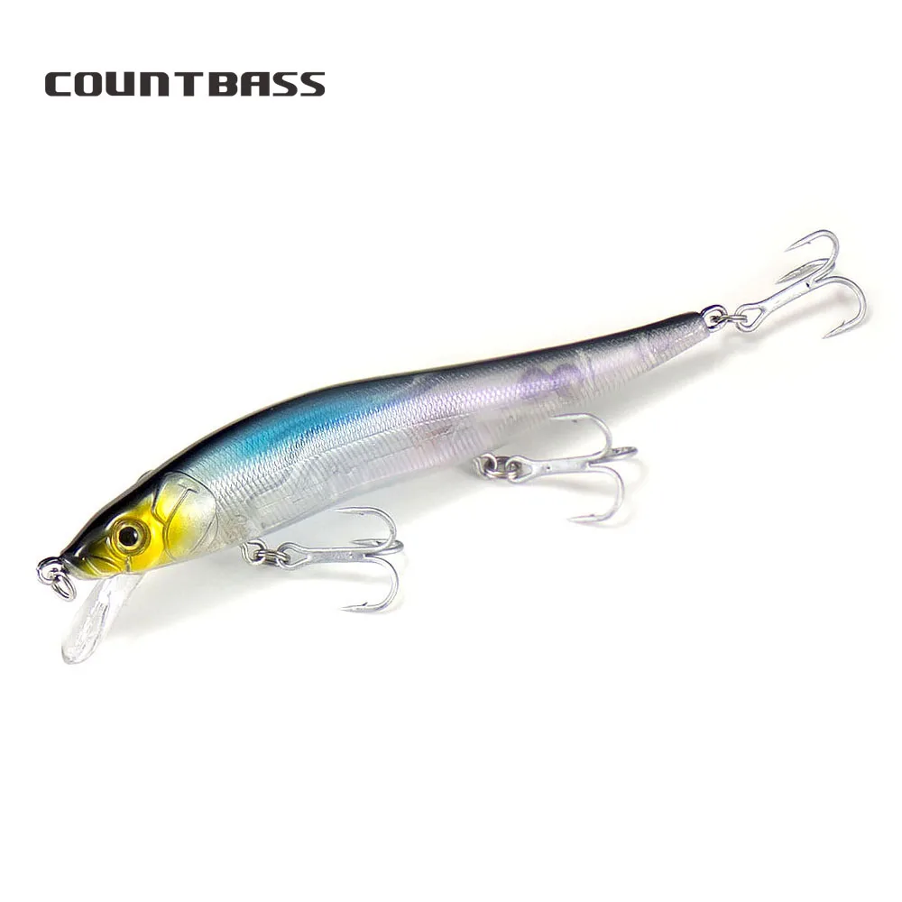 Countbass Floating Minnow 110 mm 4-21/64 Zoll 14 g 1/2 oz., Süßwasser-Kunststoff-Angelköder, Wobbler-Stecker-Hardbaits