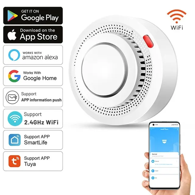 Tuya WiFi Smoke Alarm: Comprehensive Fire Protection at an Unbeatable Price!