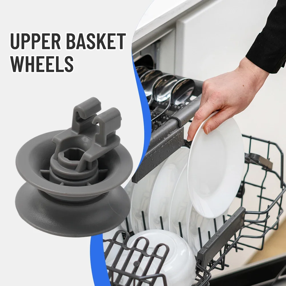 4 Upper Basket Wheels 611666 For Neff S41E50B0GB/01 S41E50B0GB/02 For Bosch SBV50E10GB/01 Siemens SC76M530GB/01 Etc. dishwasher basket accessory,dishwasher parts