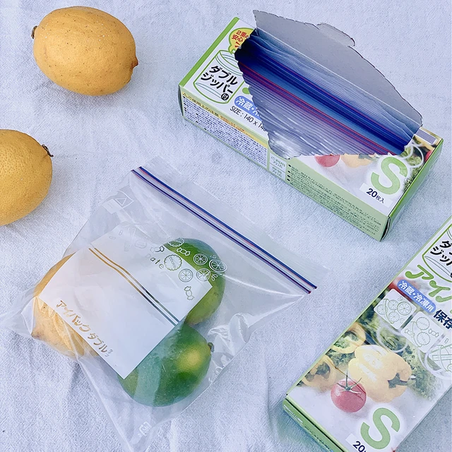 Sac de conservation des aliments au réfrigérateur, sac scellé de  conservation des fruits et légumes au frais, sacs scellés à fermeture  éclair - AliExpress